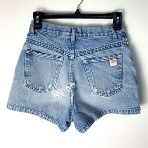 NWOT Roxy Distressed Jean Shorts High Rise